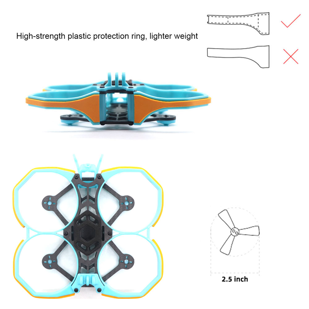 HSKRC-Butterfly-25-114mm-Radstand-25-Zoll-Duct-Frame-Kit-fuumlr-RC-Drone-FPV-Racing-1989888-3